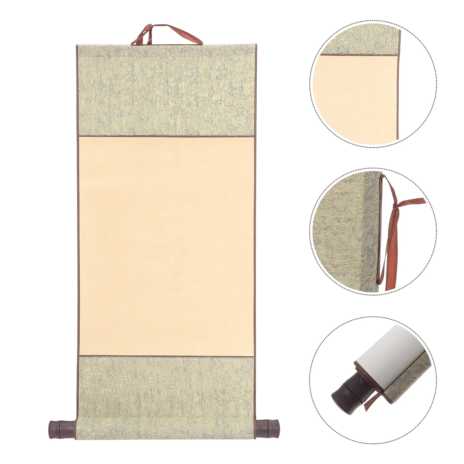 

Chinese Calligraphy Scroll Paper Blank Premium Rice Paper for Painting Writing Calligraphy Practicing DIY Art Wall Scroll