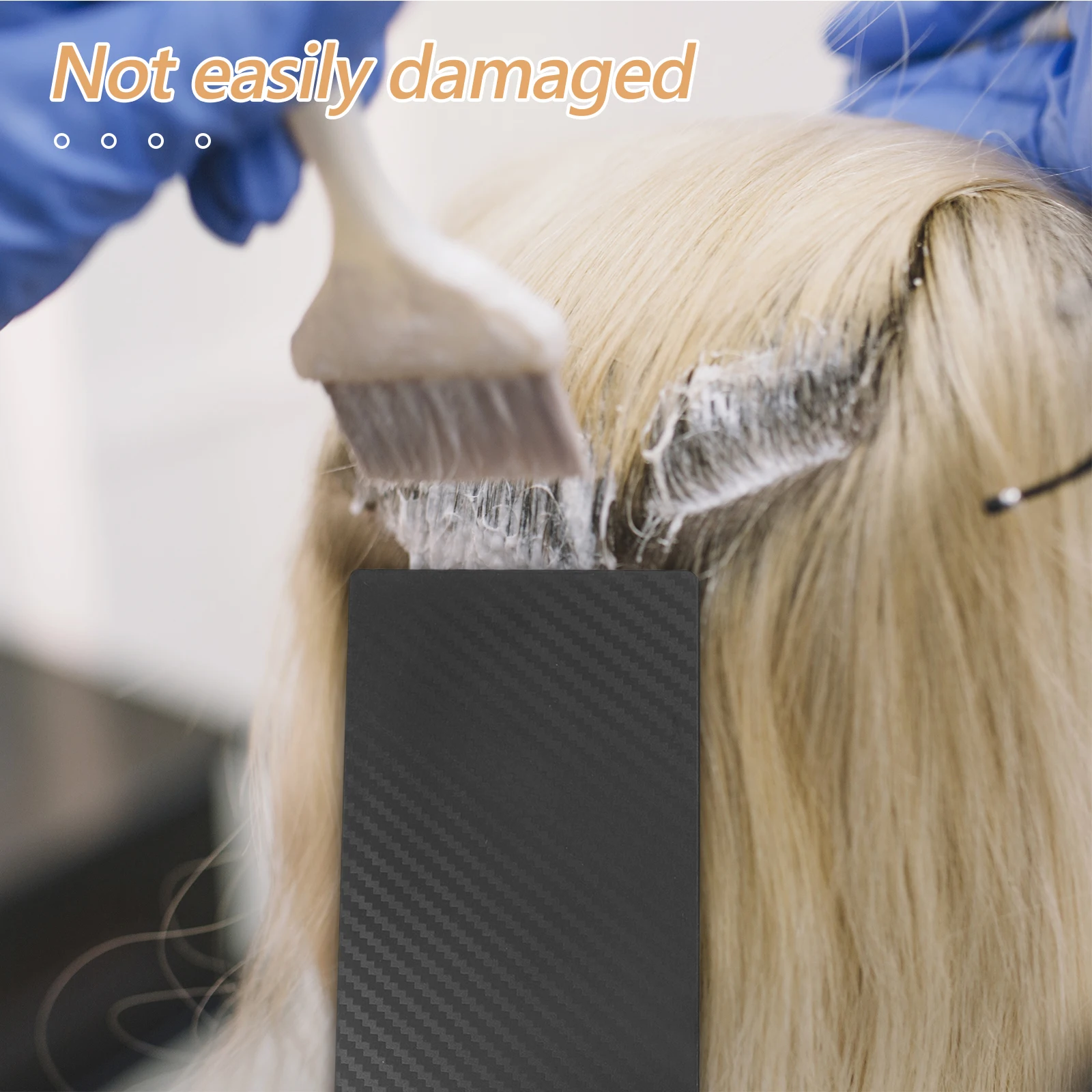 

Hair Coloring Board Set Highlighting Plate Small Comb Dye Tools Cap Black Salon Use Reusable Durable Versatile Design