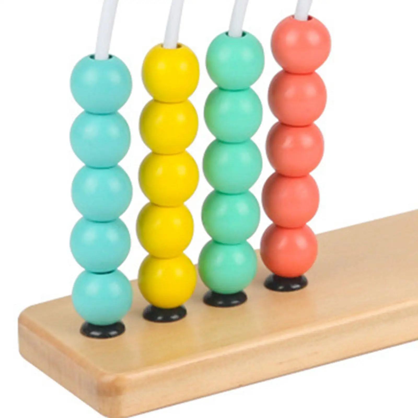 Wooden Abacus Brinquedos educativos para crianças, Contando miçangas, Habilidades matemáticas precoces