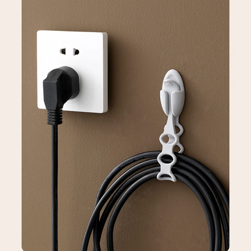 1PC Keep Your Kitchen Neat - Reusable Silicone Cable Wraps for Appliance Cords, Stick-on Holder
