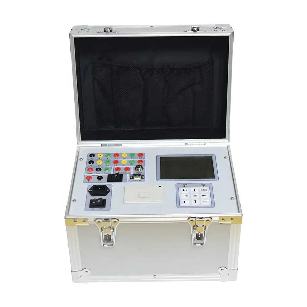 High Medium Voltage Switch Gear Timing Tester Circuit Breaker Switch Characteristics Tester for Electrical Engineering