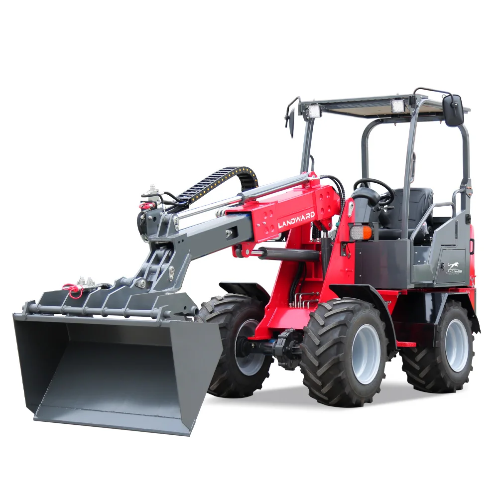 لوادر مدمجة W1150 جرافة صغيرة 2 طن محرك كوبوتا محمل ديزل مخصص EPA Euro 5 قابلة للتمديد ذراع تلسكوبي رافعة عجل #6