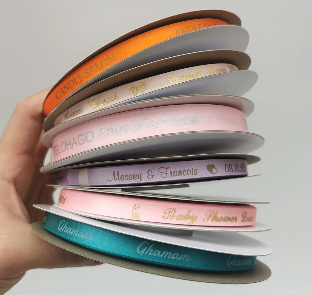 10mm-75mm individuell bedrucktes Band, persönliches Logo, Rubban, Geschenkbox, Backverpackung, Hochzeit, Geburtstag, Jahrestag, Armband, DIY, Schleifenherstellung – Detail 31