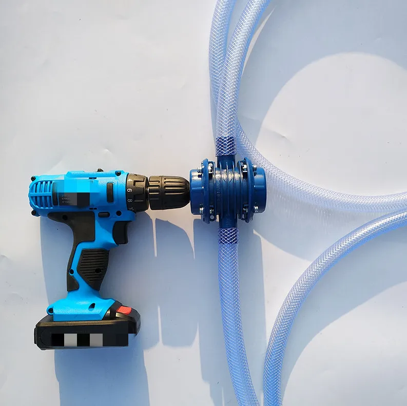 Electric hand drill water pump Portable mini self-priming centrifugal pump Diesel oil and liquid water pump