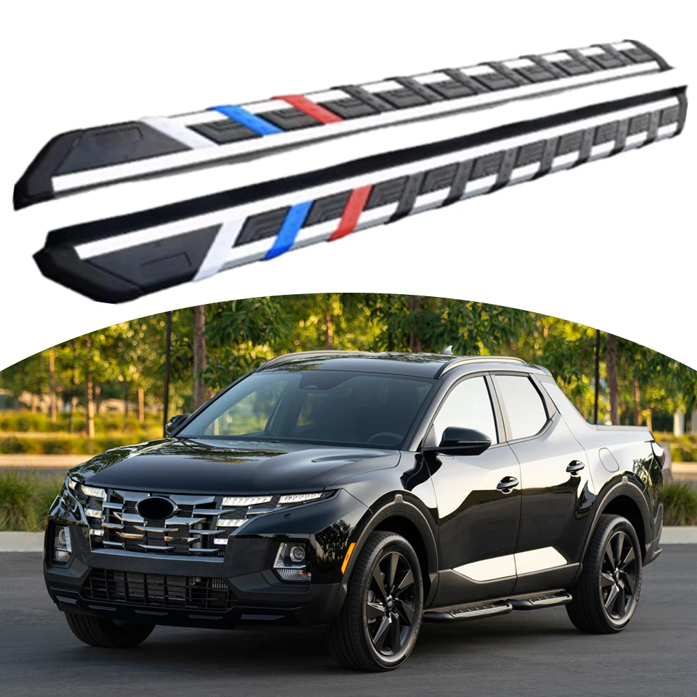 2PCS Fits for Hyundai Santa Cruz 2022-2024 Door Side Step Running Board Nerf Bar