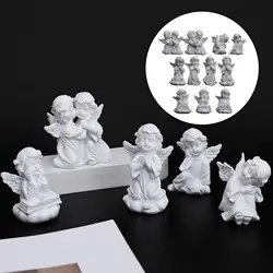 Resin  Angel Figurine Prayer Statue Desktop Ornaments Peaceful