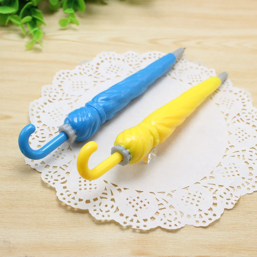 6Pcs Umbrella Ballpoint Pens Creative Cartoon Design Smooth Writing for School Home Office Supplies Umbrella Ballpoint Pens
