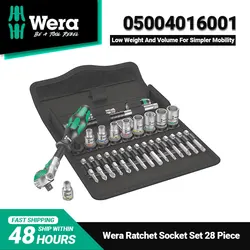 Wera 05004016001 8100 SA 6 Zyklop Speed Ratchet Set 1/4