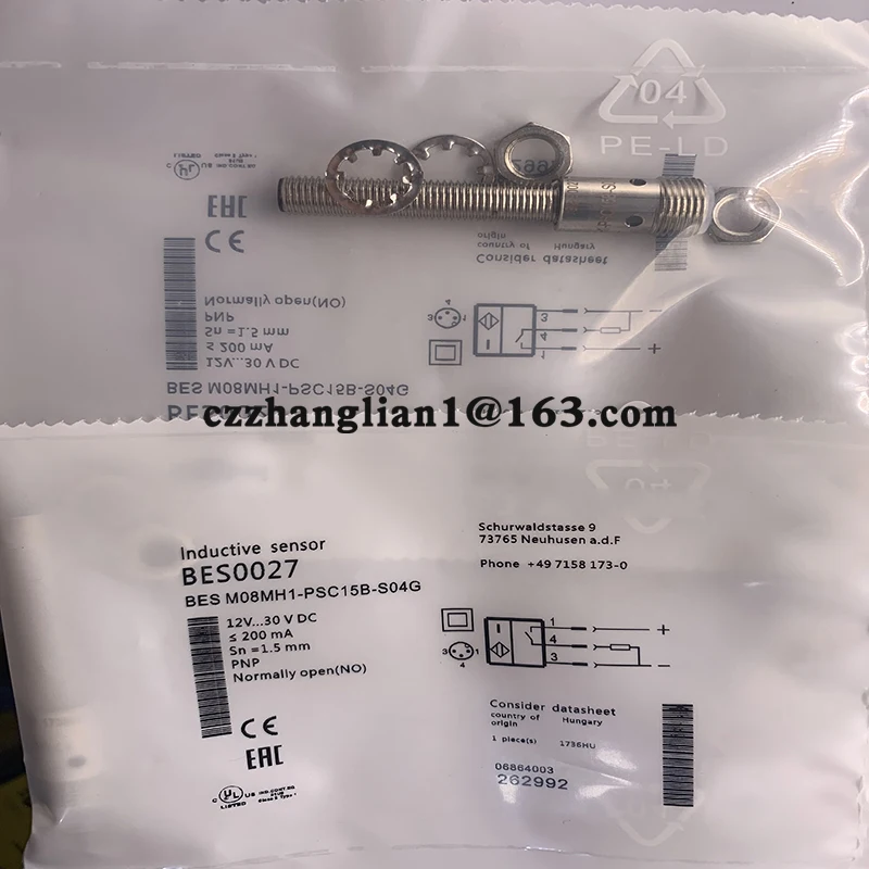 

100% brand new sensor BES0027 BES M08MH1-PSC15B-S04G In stock