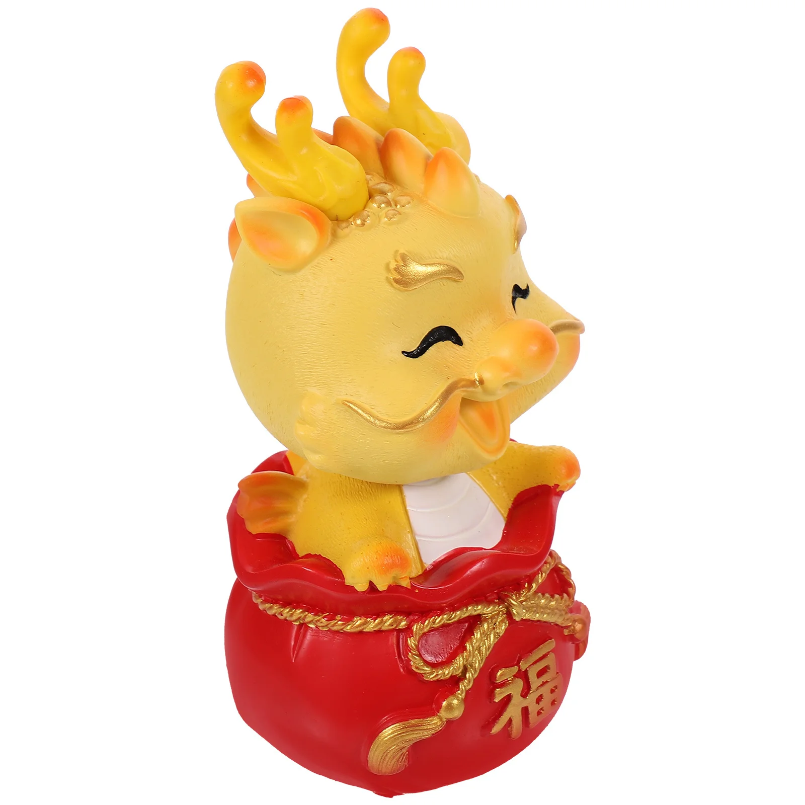 الصينية الراتنج التنين الديكور الكرتون رائعتين مصغرة سطح المكتب ملحق المنزل مكتب مخزن هدية مستقر شقة الملمس زودياك