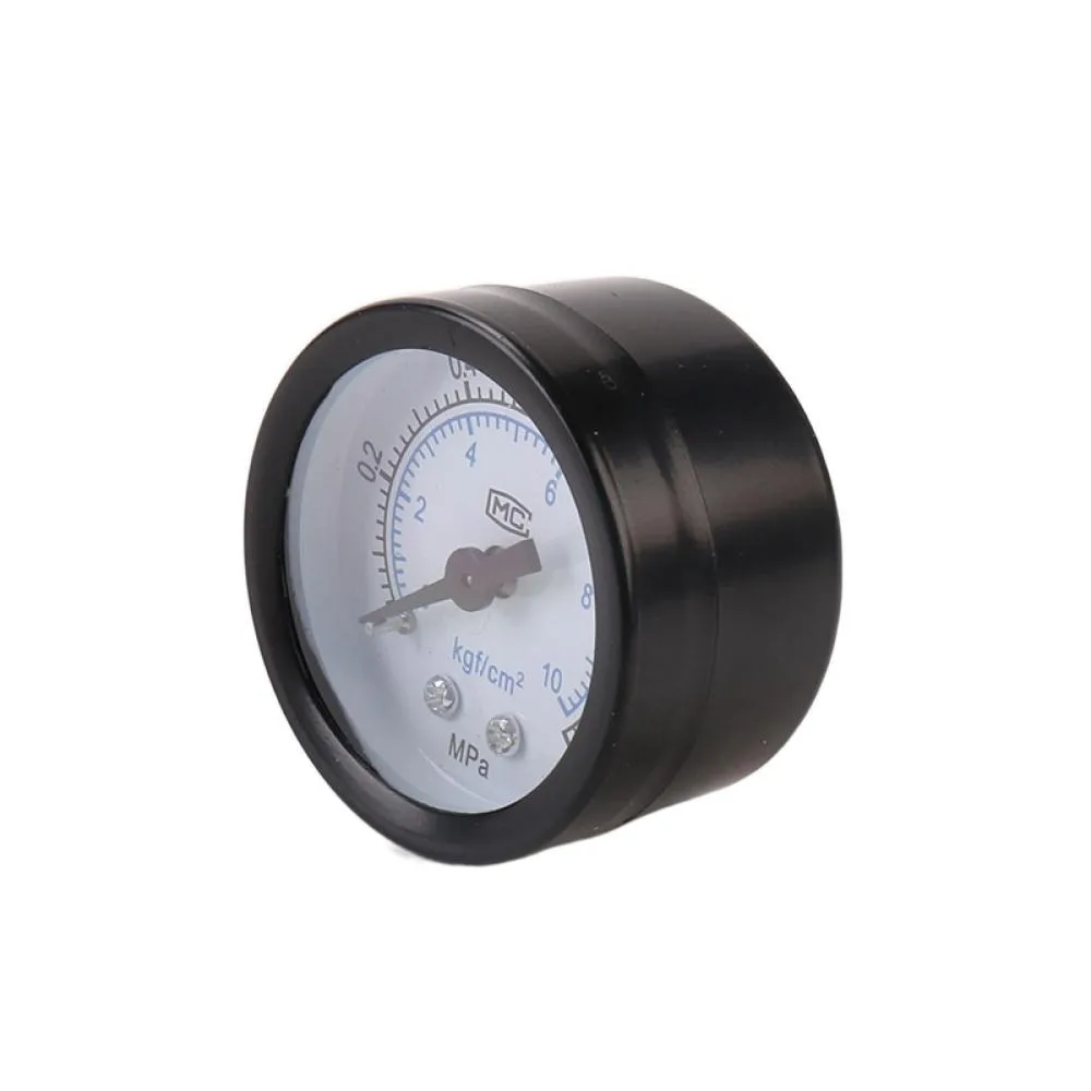 Y40 مقياس الضغط المنخفض الصغير الخلفي جبل 1/8 "مقياس ضغط الخيط 0-1Mpa مقياس الضغط المقاوم للكسر للوقود الهواء النفط المياه #3