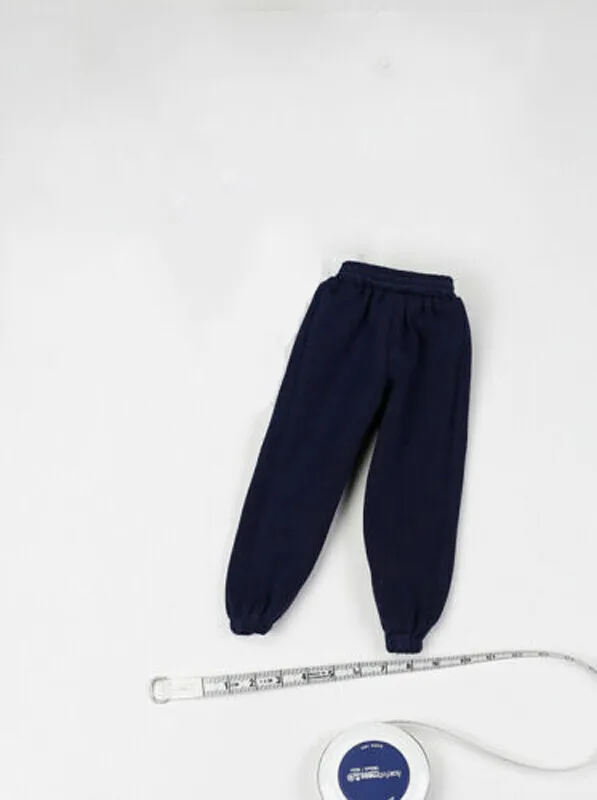 

1/6th Blue Women's pants Sweatpants Model For 12" Female Figure Body Doll