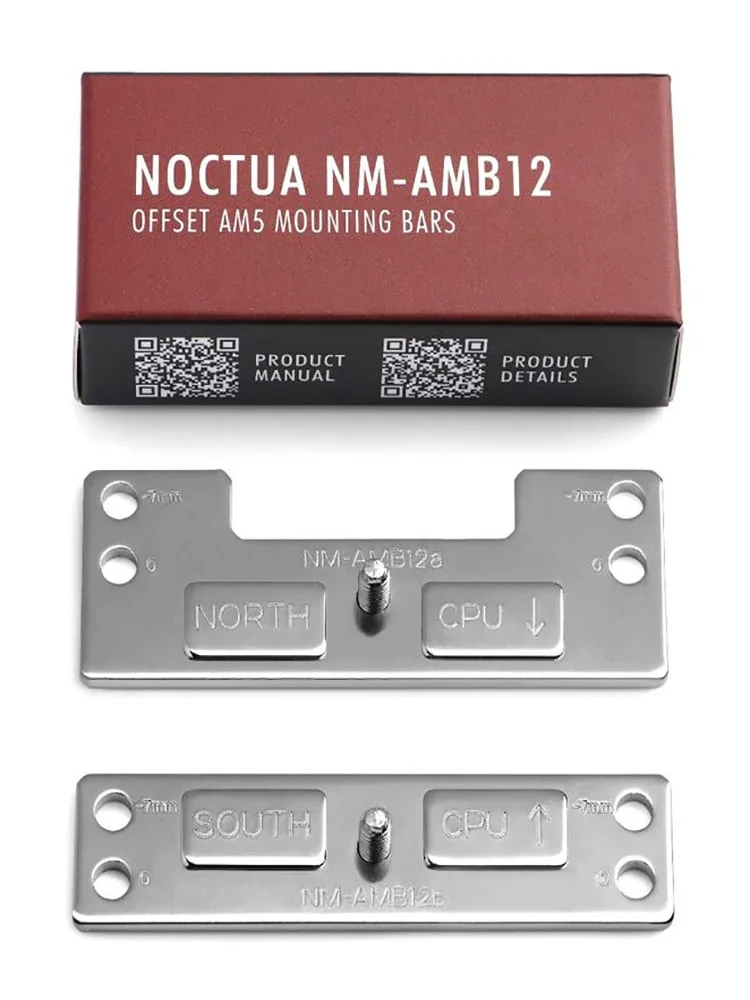 Noctua-NM-AMB12 13 14 15 Grommets AMD AM5 Offset, Refrigeração CPU