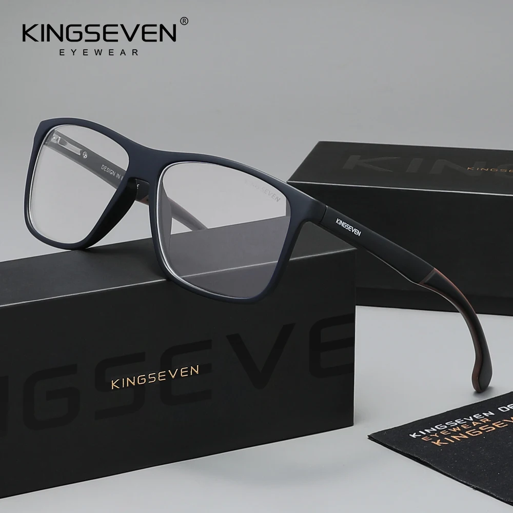 

Очки KINGSEVEN с защитой от синего света для женщин и мужчин, компьютерные защитные очки от синего излучения, модные очки для студентов, оправы для очков