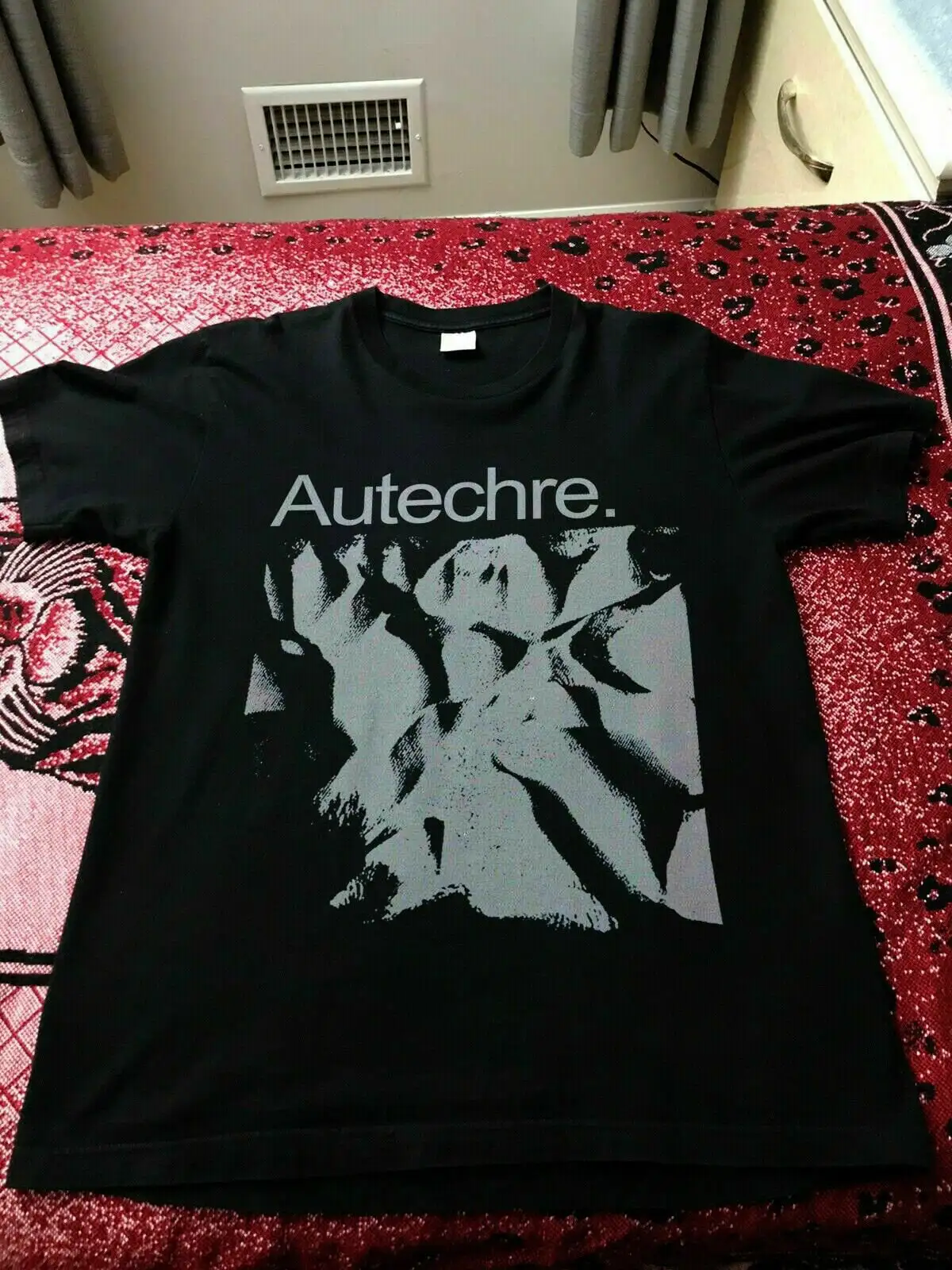 Autechre Tshirt Vintage Faded Black Men\'S Tshirt Size Usa Unisex Heavy Cotton