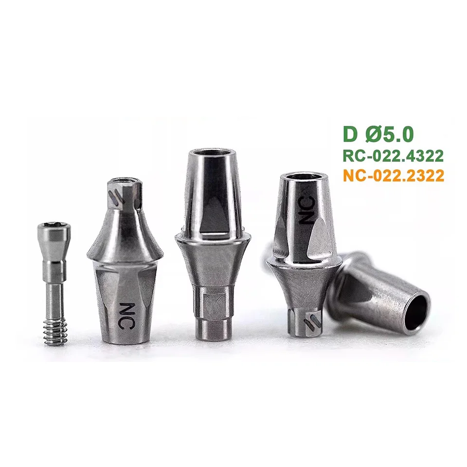 10Pcs Dental Implant Straight Abutment Compatible Straumann ITI Bone Level NC RC Titanium Transfer Abutment Wholesale Price