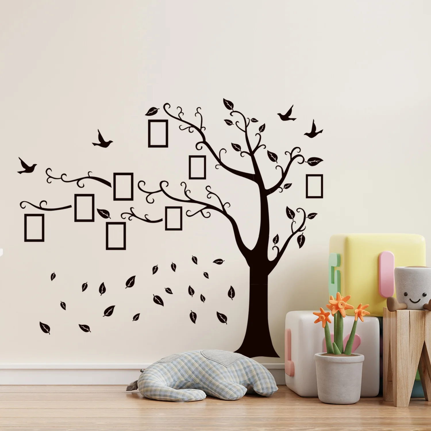 

Creative Memory Tree Photo Tree Wall Stickers Cross border Removable Living Room Study Children's Room Decorative Wall Stickers