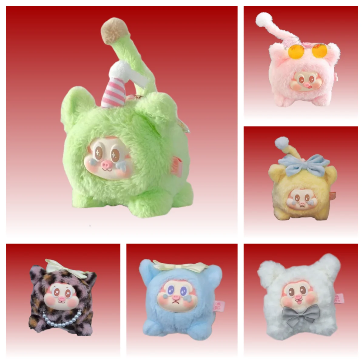 

THE SLLO Flying Pig Series Blind Box Kawaii Mystery Box Desktop Ornament Vinyl Figure Cutependant Doll Toys Birthday Girls Gift