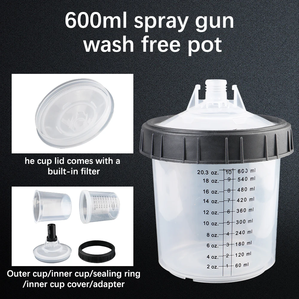 Anti-Rust Paint Sprayer Car Paint Spray Gun Set Air Auto Sheet Metal Repair Handle Spray Tool Pneumatic Sprayer High Atomization