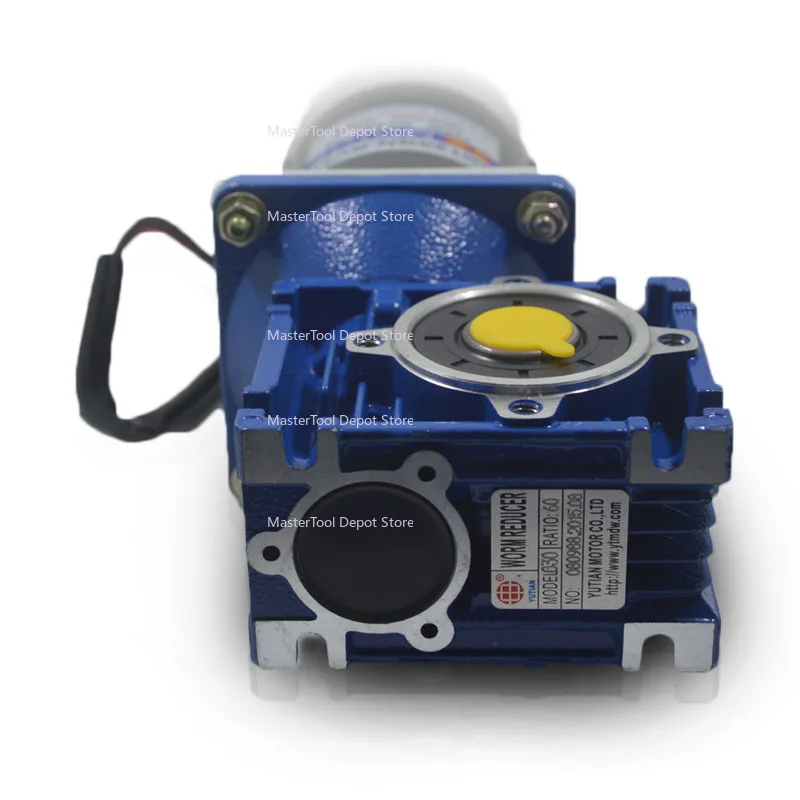 RV30/40 60/90/120W Gear Motor Worm Gear Speed Motor Large TorqueWorm gear reducer right angle motor with speed regulator