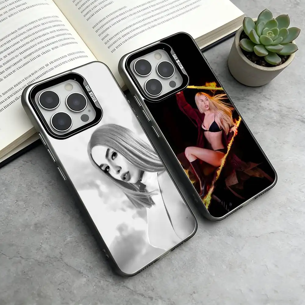

A-AVA MAX Phone Case For iPhone 17,16,15,14,13,12,11 Plus,Pro Max,XS,Colorful Silver Phone case Funda Cover