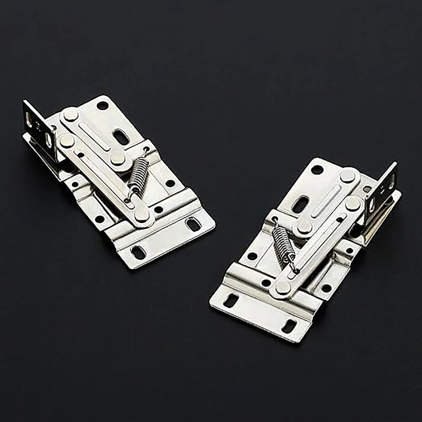 

2 Pieces Tip Out Tray Hinges Practical Sturdy Space Optimization Spare Parts Scissor Damping Hinge for Kitchen Cabinet Doors