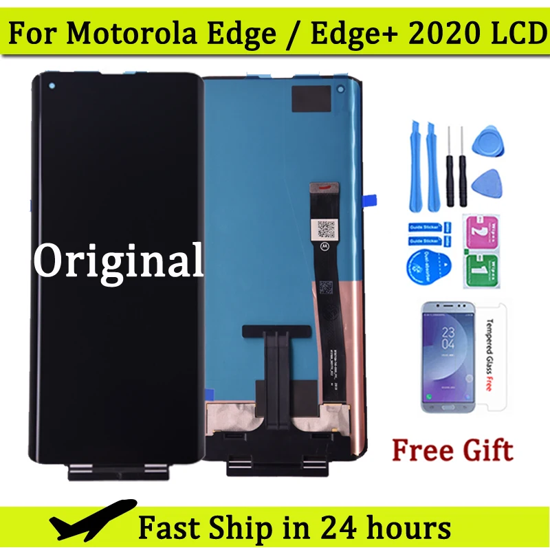 

For Motorola Moto Edge+ LCD XT2061-3 displayTouch Screen Digitizer For Moto Edge Display XT2063-3 For moto edge plus replacement