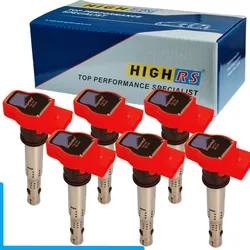 Ignition Coil spark plug Jetta Golf GTI Sciricco Passat Tiguan CC For Audi A3 A4 A5 A6 A7 A8 R8 Leon 1.8 CAYENNE 92A PANAMERA