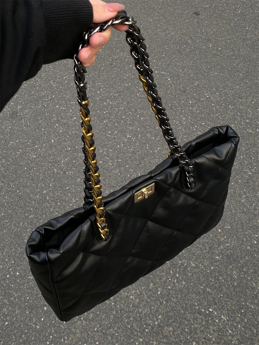sac-fourre-tout-a-chaine-en-losanges-noirs-pour-femme-sac-a-bandouliere-de-banlieue-grande-capacite-en-cuir-pu-souple-style-coreen-collection-printemps-2024