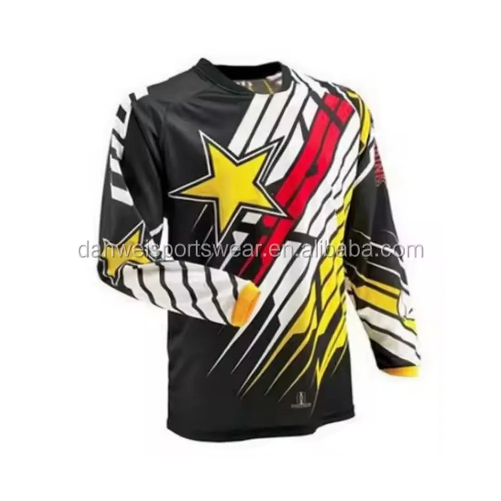 

Джерси ROCKSTAR для мотокросса 2025 MX MTB Off Road Горный велосипед DH Велосипед Джерси DH BMX Футболка с длинным рукавом Молодежные гоночные майки ФУТБОЛКИ