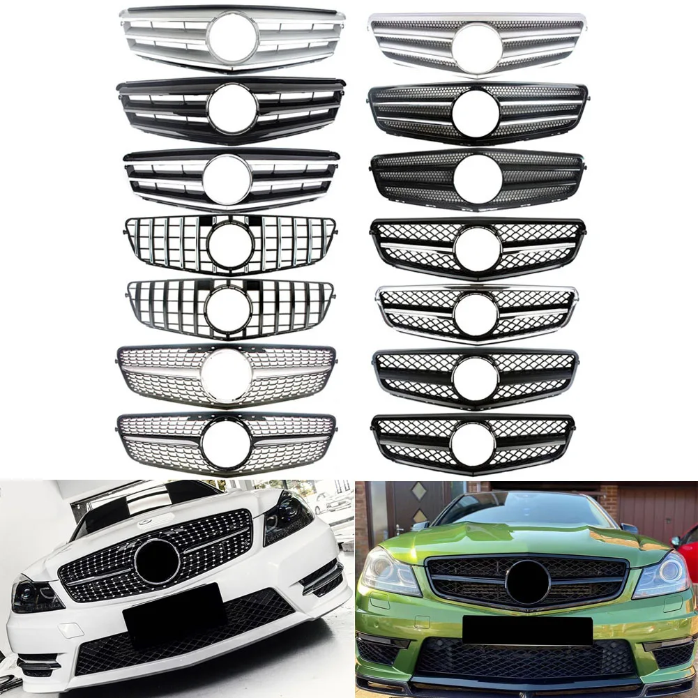 

Передняя вертикальная решетка Panamerica GTR для Mercedes-Benz W204 C-Class 2008 2009 2010 2011 2012 2013 2014 AMG Style