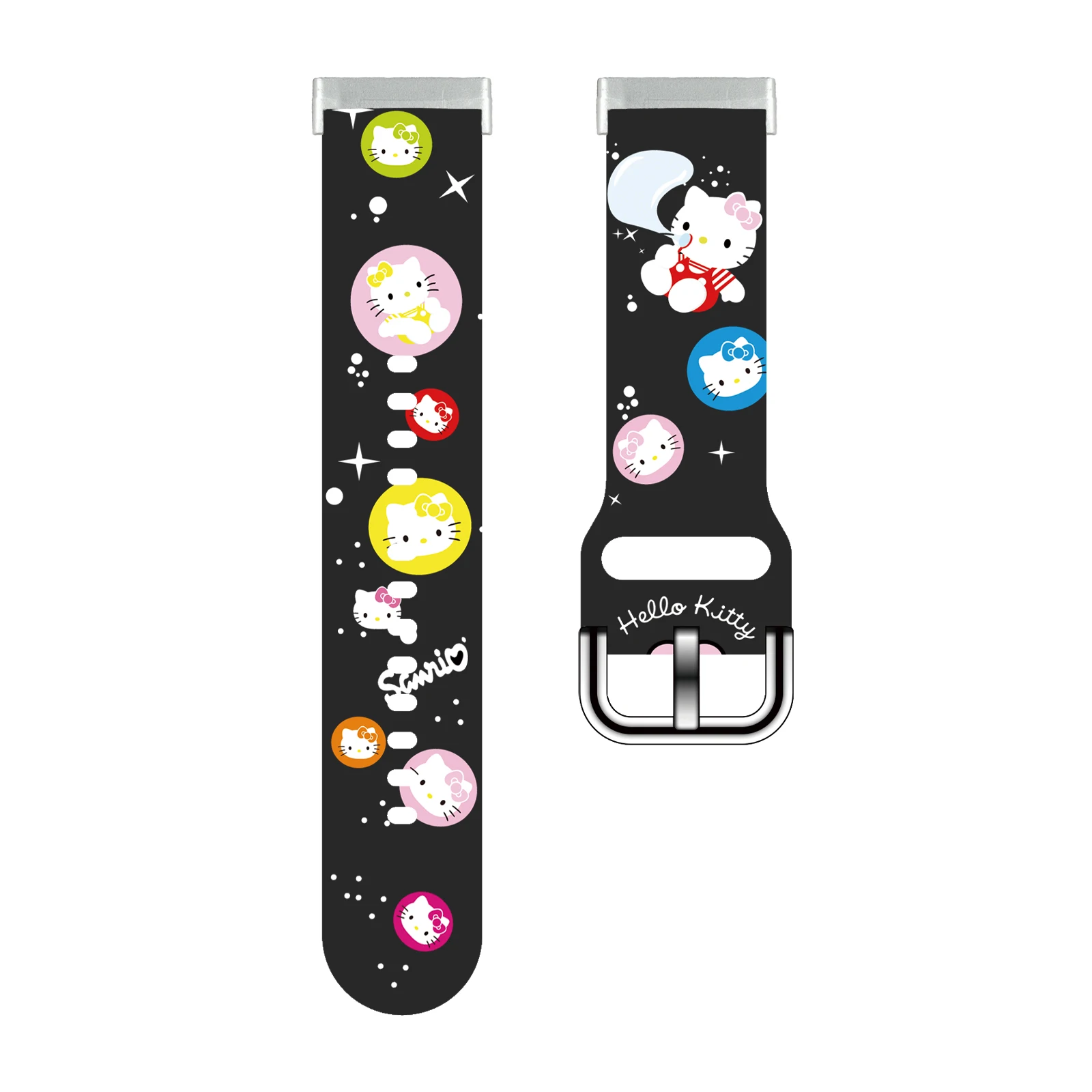 

Sanrio KT Cat printed strap Fitbit Versa 4/3Watchband Replaceable Bracelet for Fitbit Sense2Watch Band for Women as a Gift