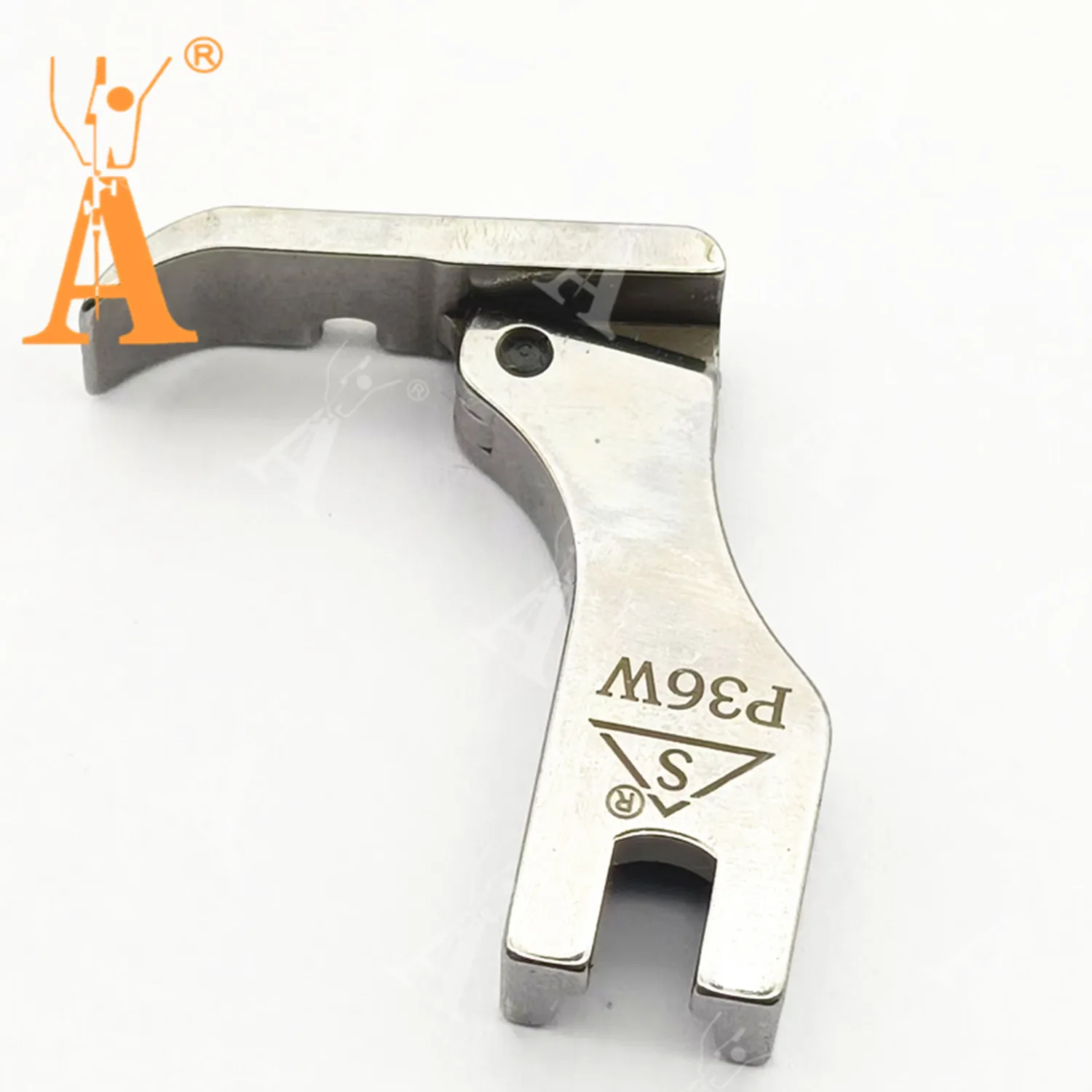 P36W قدم الضغط أحادية الجانب من الفولاذ بالكامل مع لوحة سفلية أوسع 10 مم لأجزاء ماكينات الخياطة