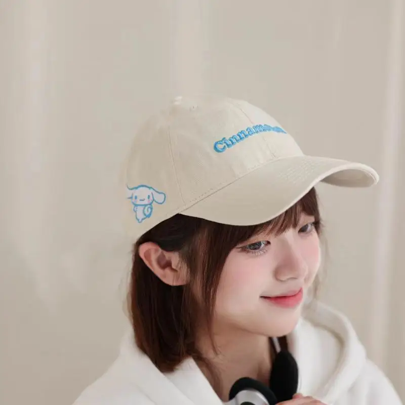 

Мультяшный Sanrioed My Melody Kuromi Кепка с козырьком Ins женское сердечко кавайная модная уличная Ретро Кепка праздничные подарки