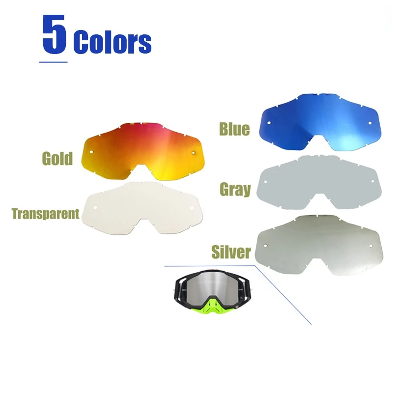 

Otocross Goggles Sunglasses Lens Glasses of Outdoor Off-Road Dirtbike ATV Motorcycle Helmet Sun-Glasses 100% New Accessories