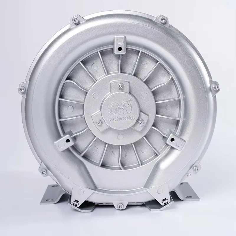 منفاخ حلقي عالي الضغط مضخة هواء مفرغة منفاخ هواء عالي حصان لتربية الأحياء المائية مرحلة واحدة