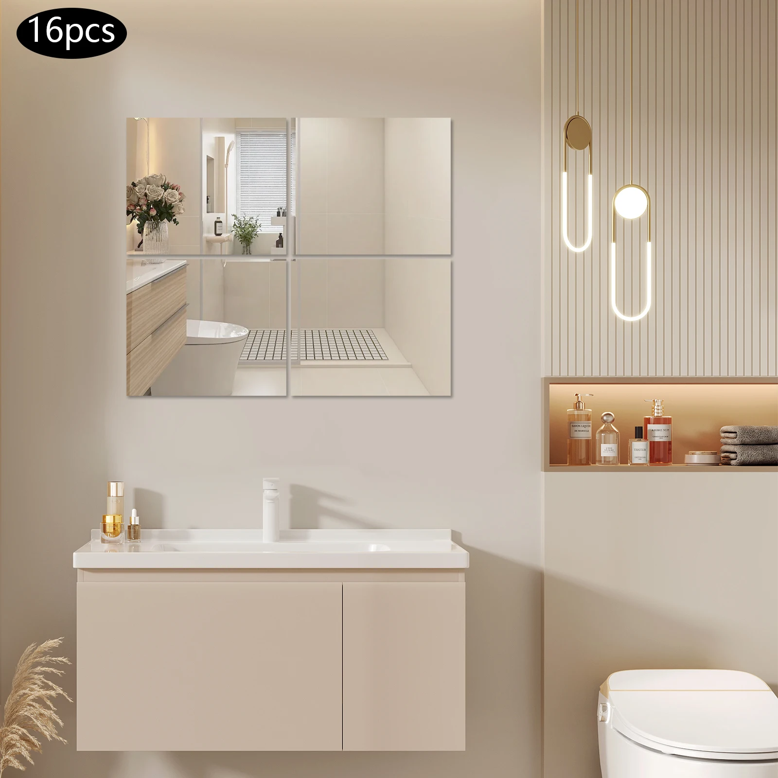 

16 шт. 30,5*35,5 см зеркальная наклейка на стену акриловая наклейка украшения мягкие пластиковые зеркальные листы домашнее DIY самоклеящееся зеркало