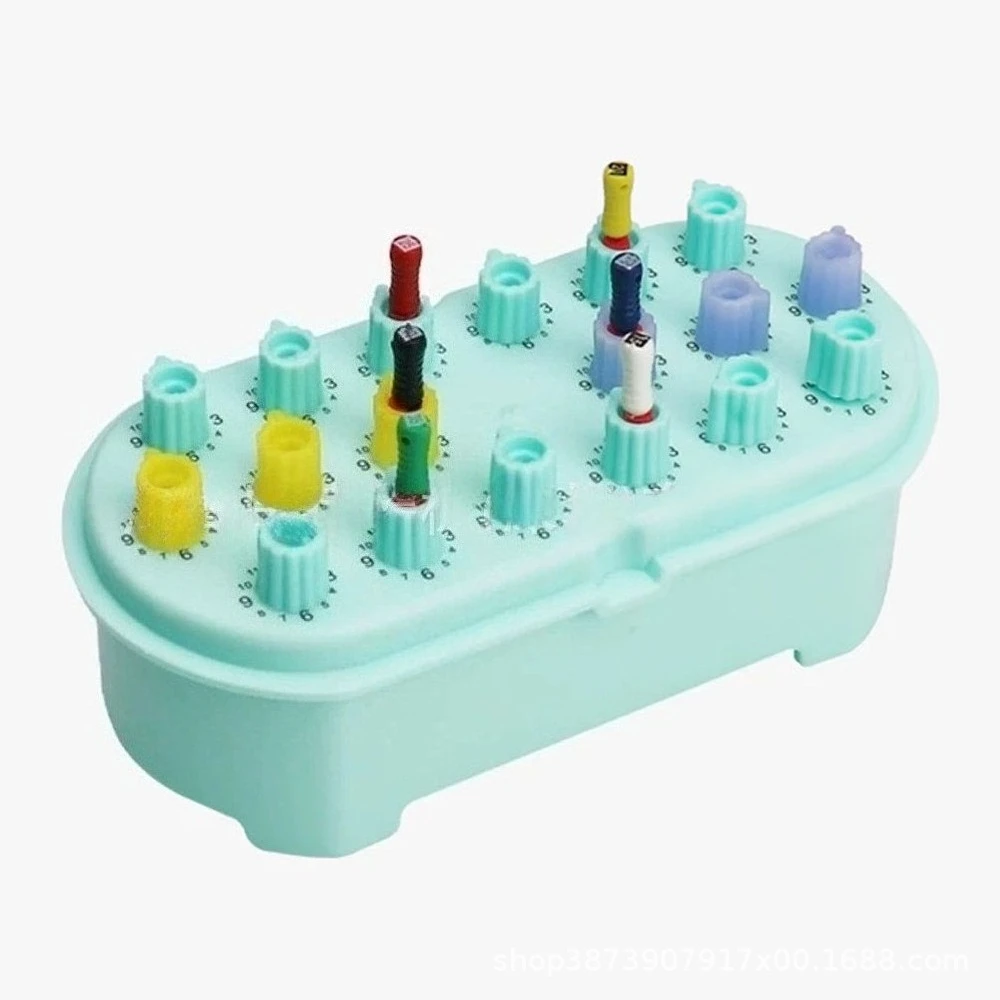 Lab Root Canal File Counting Disinfection Holder Counter File Holder 6 Holes 18 Holes File Placement Rack Placement Tool s