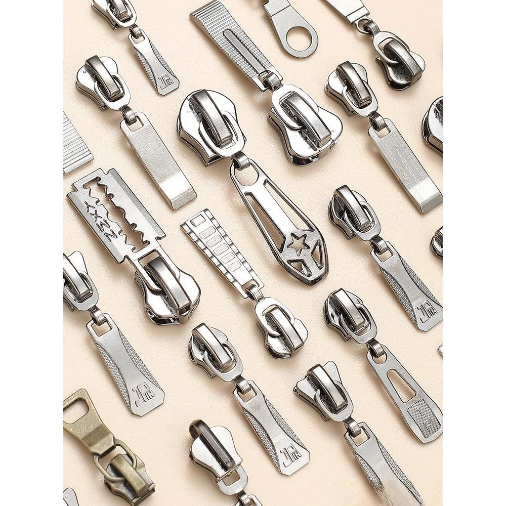 

Универсальная металлическая сменная головка для молнии №5, съемный высококачественный аксессуар для одежды, универсальная деталь для шитья своими руками