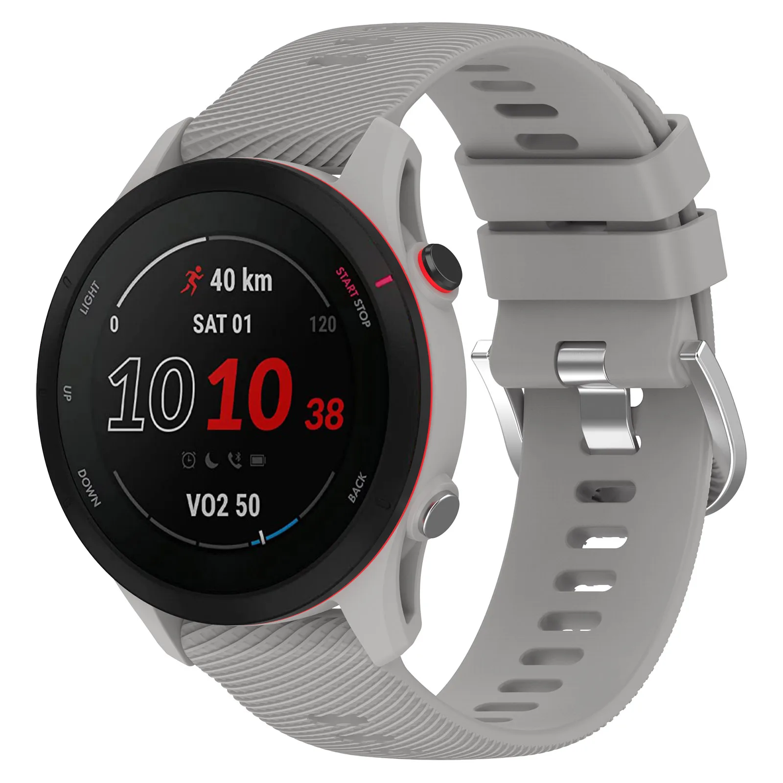 Gelang Jam Silikon 18Mm 22Mm untuk Garmin Forerunner 255S Vivoactive 4S 3S Gelang Tali untuk Garmin Forerunner 255 Venu 2 Band