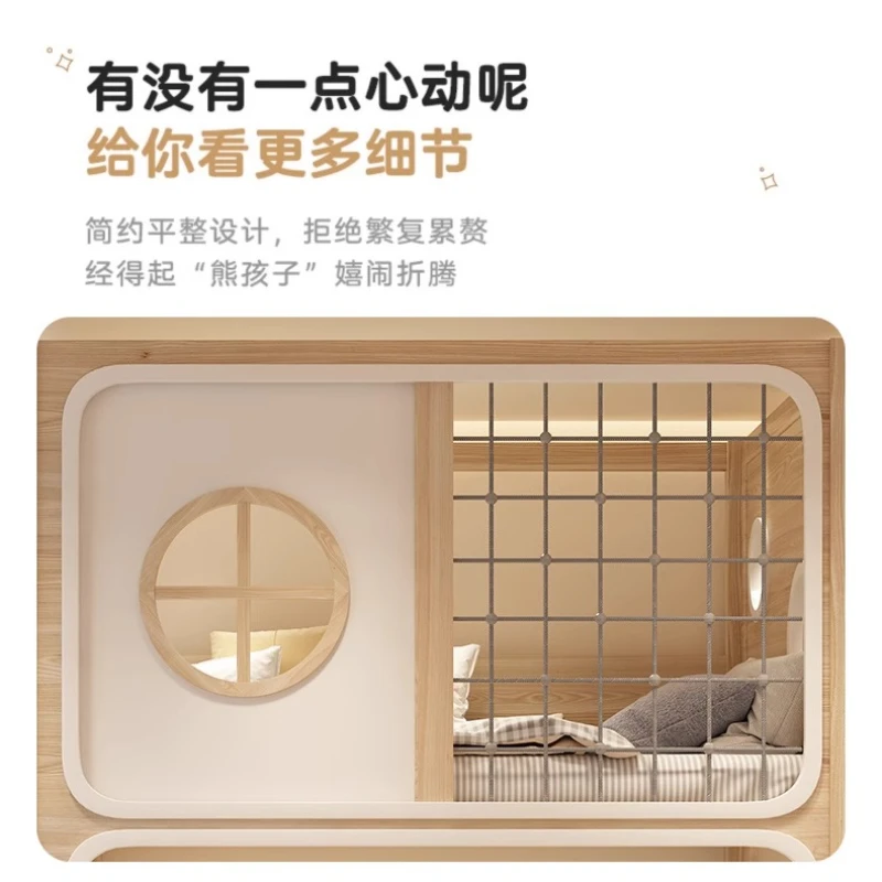 Kids Bed Kids Bedroom Furniture Children's Family Girl Beds Letto Bambini Children's Montessori Bed Wood Children's Bed image 6