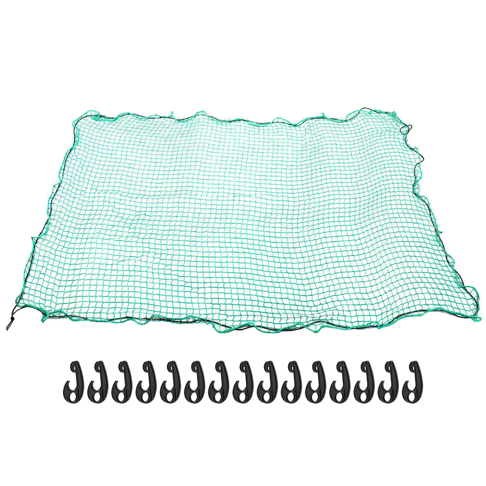 Trailer Cargo Net Heavy Duty Nylon Mesh Net for Pickup Truck Bed Flatbeds Containers Abrasion Tear Resistant Flexible All