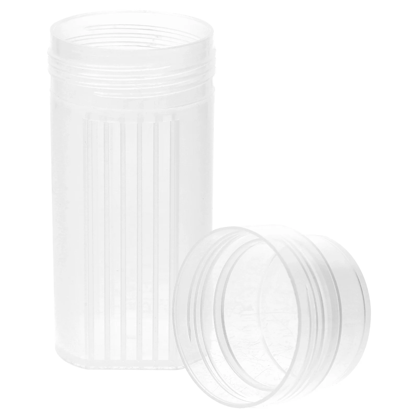 Test Tubes with Lids Highly Transparent Dyeing Vat Plant Stands Microscope Slide Staining Holder Plastic Jars Man Clear