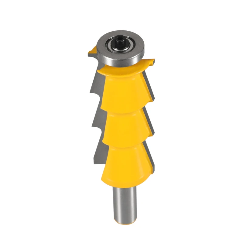 12MM 12.7MM Shank 1PC Louver Shutter Style Router Bit Woodworking Milling Cutters for Wood Face Mill End Mill