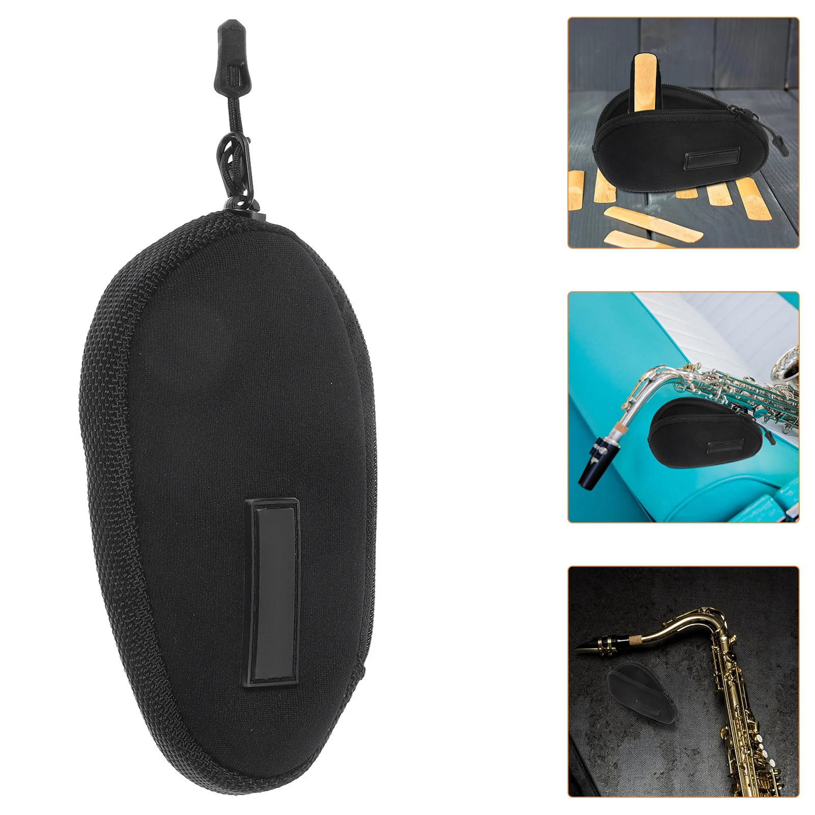 

Saxophone Mouthpiece Pouch Practical Gift for Relatives Friends Learning Saxophone Easy to Take Out Store Sax Mouthpiece Bag