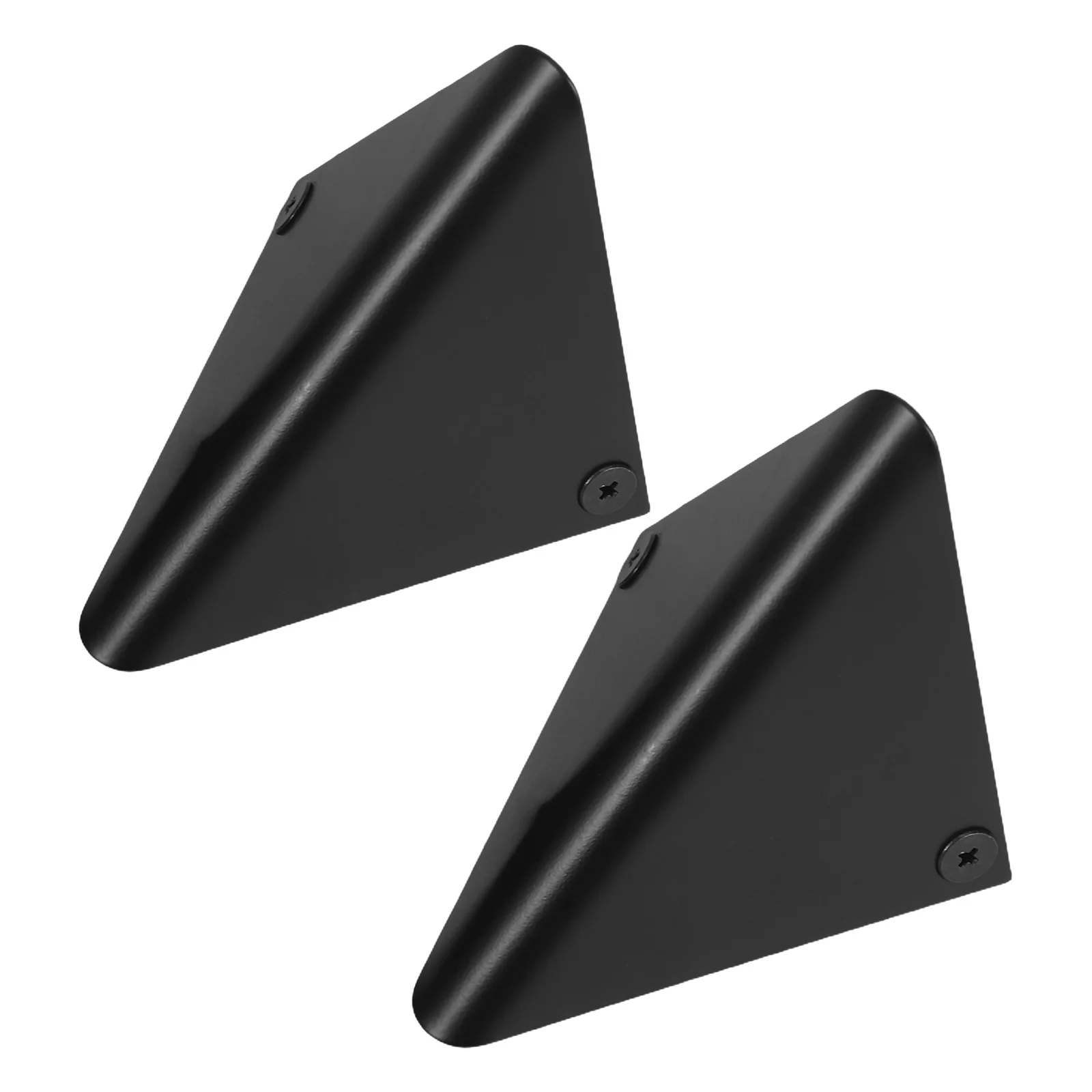 2 قطعة قوس جدار المثلث 65X65X54 مللي متر الثقيلة رف معدني دعم للأرفف الخشبية المغلفة دعامات زاوية العائمة