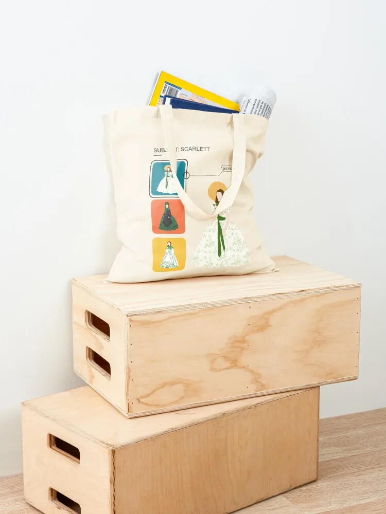 Dressing up 101, with Scarlett Tote Bag Shopper handbag Canvas bag bag for beach large tote