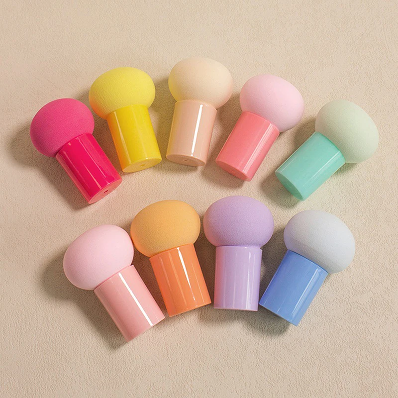 6pcs  For Scrapbooking, Card Making, Arts Crafts Wet Dry Gourd Sponge DIY Colorful Stencil Brush Set With Handles Ink Applicator