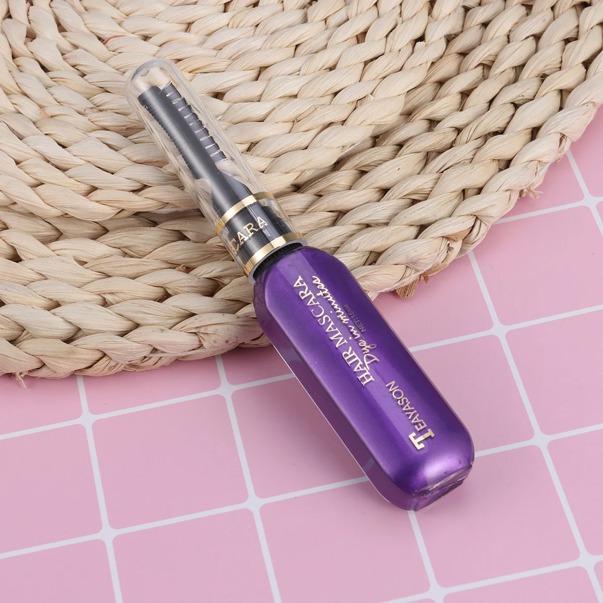 

Dark Purple Hair Coloring Wax Temporary Hair Dye At Home Fashion Hairstyle Styling Wax for Party Cosplay Christmas