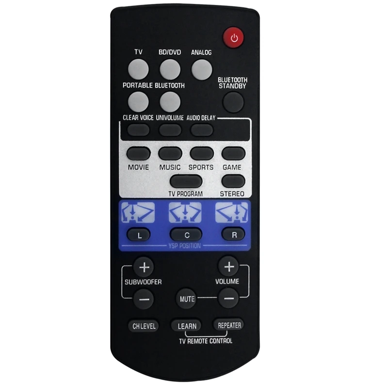 Replace FSR80 ZG80760 Remote Control For Yamaha Soundbar YSP-1400BL YSP1400 YSP-1400 Audio System